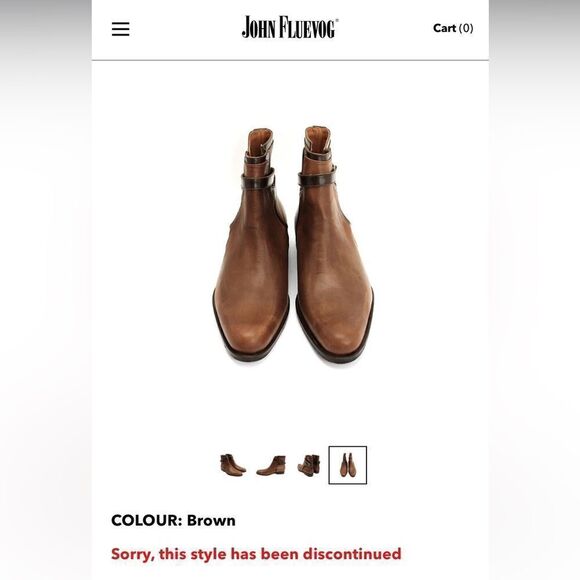 John Fluevog Twin Turbine 328 Newbury St Two Tone Brown Ankle Boots Sz 8 - Picture 4 of 17